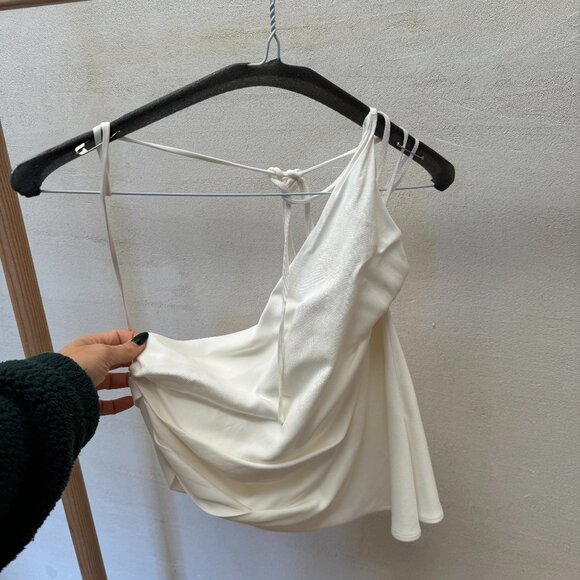 Christopher Esber White Draped Camisole Size 4 (XXS) - Picture 3 of 7